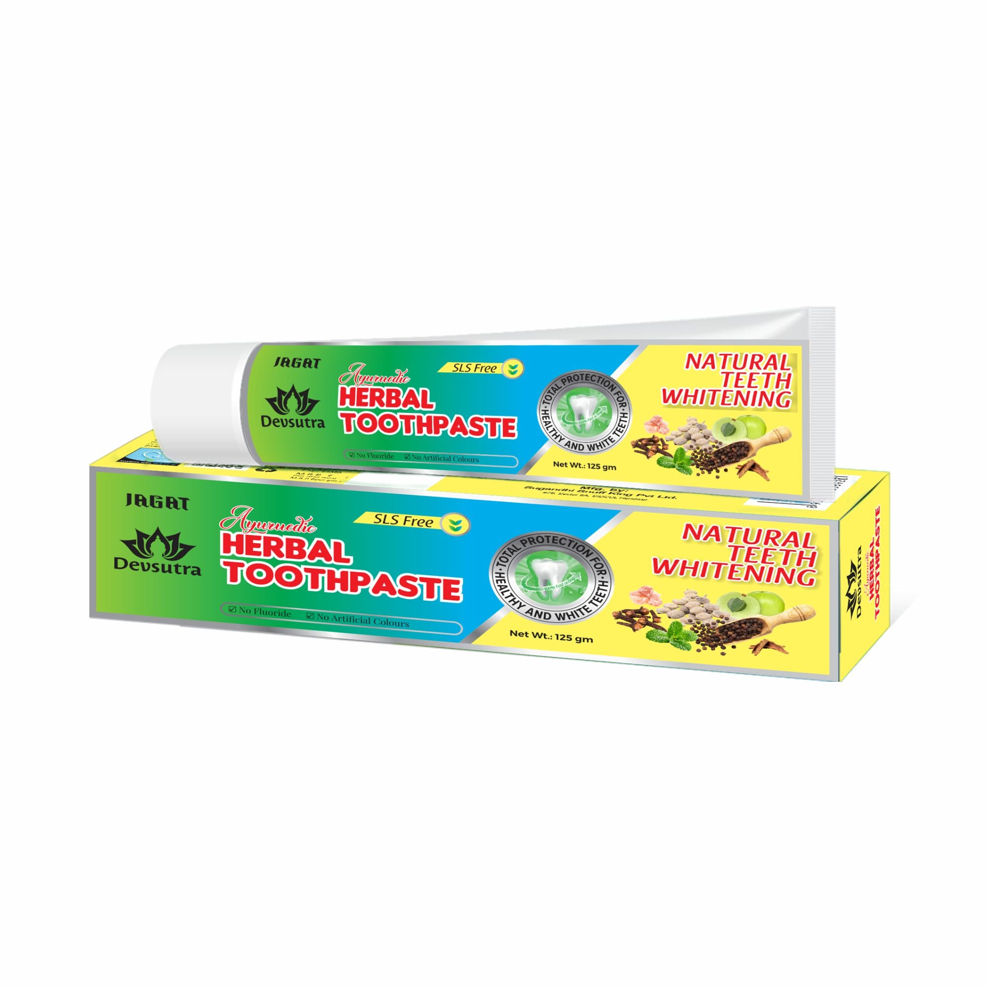 Herbal Toothpaste - Fresh Mint – Jagat Devsutra