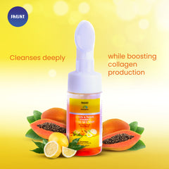 Lemon and Papaya Vitamin C Foam Face Wash