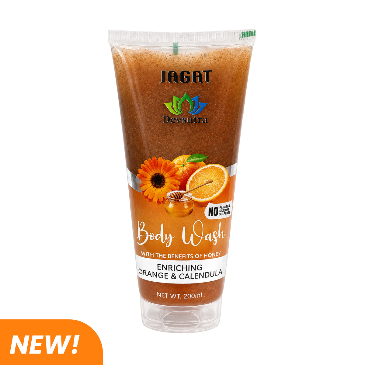 Jagat Devsutra Body Wash - Orange and Calendula