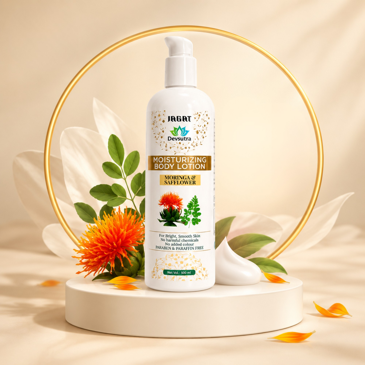 Jagat Devsutra Moringa and Safflower Body Lotion